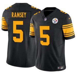 Mens Youths Jalen Ramsey Jersey Black Stitched Vapor